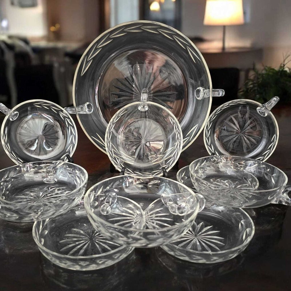 Dessert service (12) - Crystal - Beautiful Époque #1.0