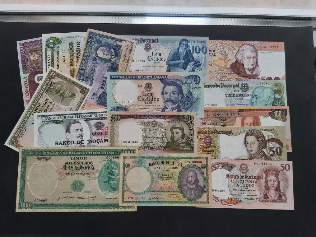Portugalia și colonii. - 15 banknotes - various dates (Fără preț de rezervă) #1.0