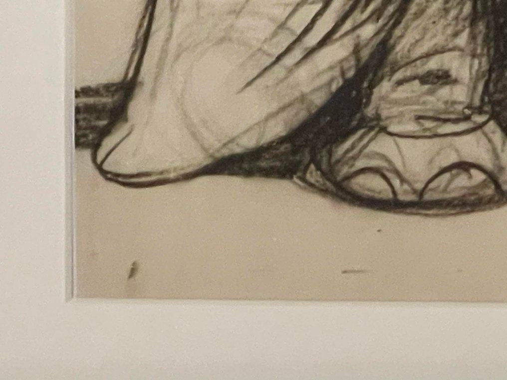 After original 1941 Dumbo storyboard - Tails of Friendship - framed and matted #2.1