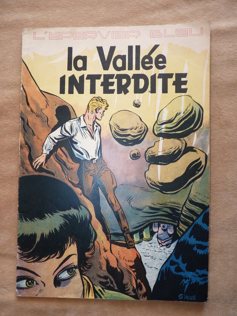 L'Epervier bleu T6 - La Vallée interdite - B - 1 Album - Πρώτη έκδοση - 1954 #1.0