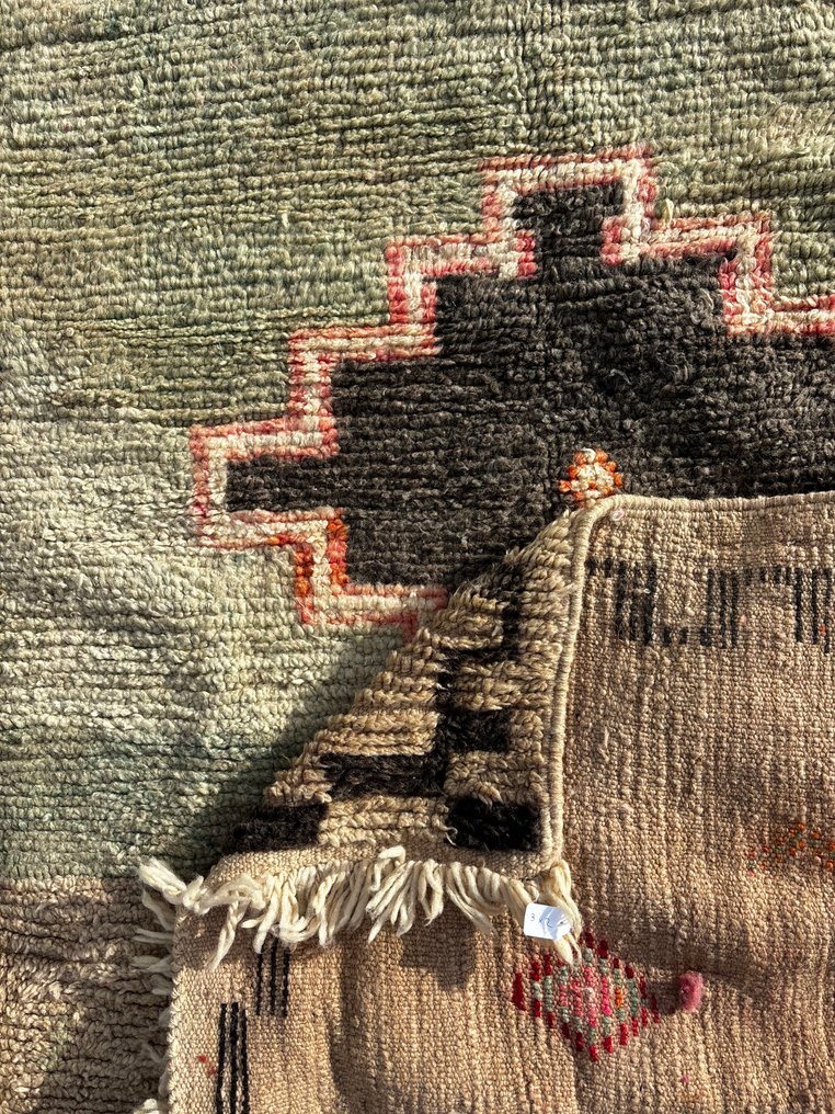 Moderne marokkansk abstrakt design uldtæppe. - Tæppe - 300 cm - 200 cm - Håndvævet uldtæppe #3.2