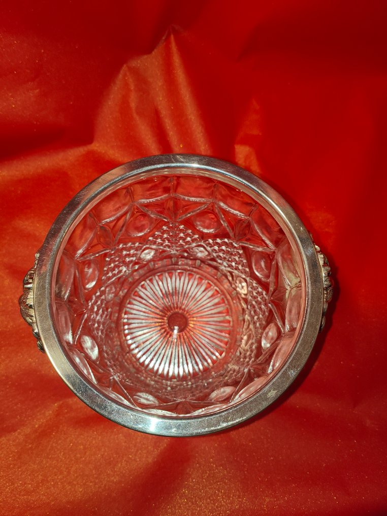 Samppanjan jäähdytin - Hopeoitu, Kristalli #4.3