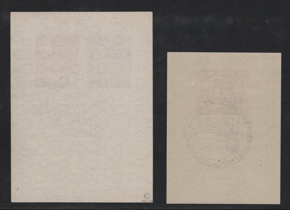 Duitse Democratische Republiek (DDR) - Blocks uit 1954-1958 volledig, twee gecontroleerd. - Michel Bl. 10-15 #2.1