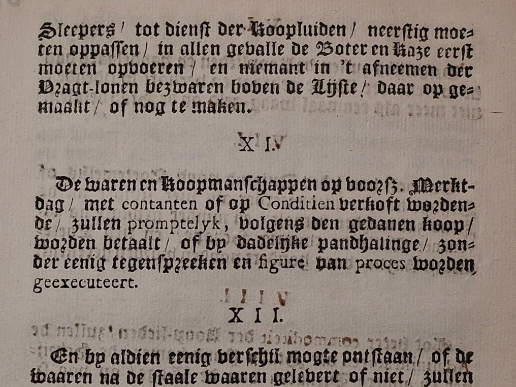 [Groningen] - Ordonnantie van de borgemeesteren op de week-merkt in Groningen - 1731 #4.3