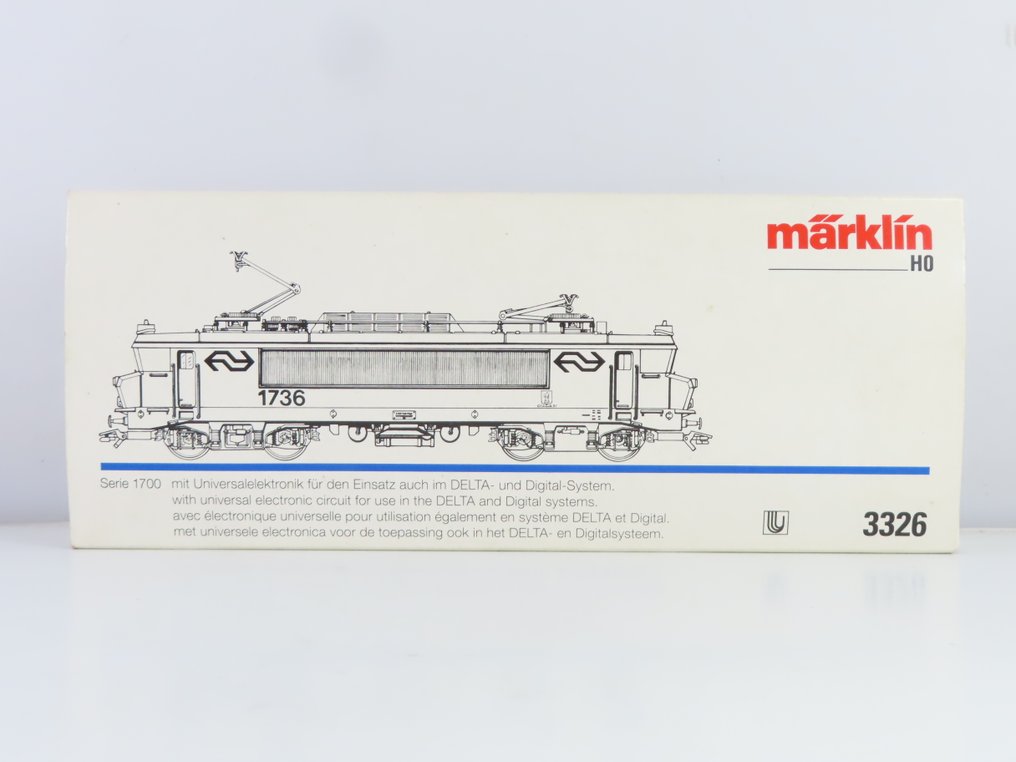 Märklin H0 - 3326 - Electric locomotive (1) - Series 1700 Digital MFX - NS #4.3