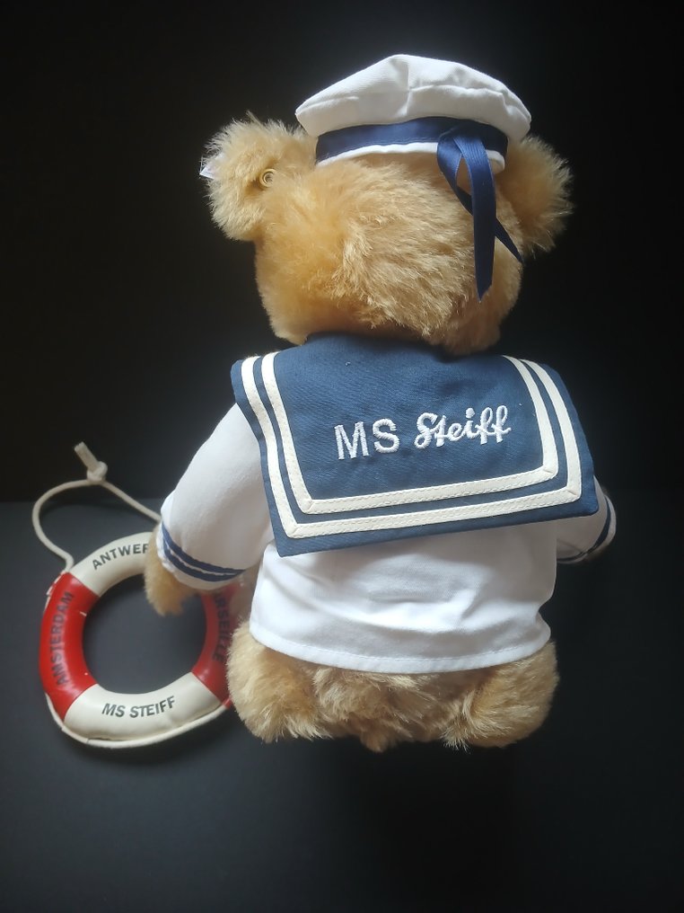 Steiff - Φιγούρα - Steiff matrozenbeer - Textile, Γούνα, Βαμβάκι #4.3
