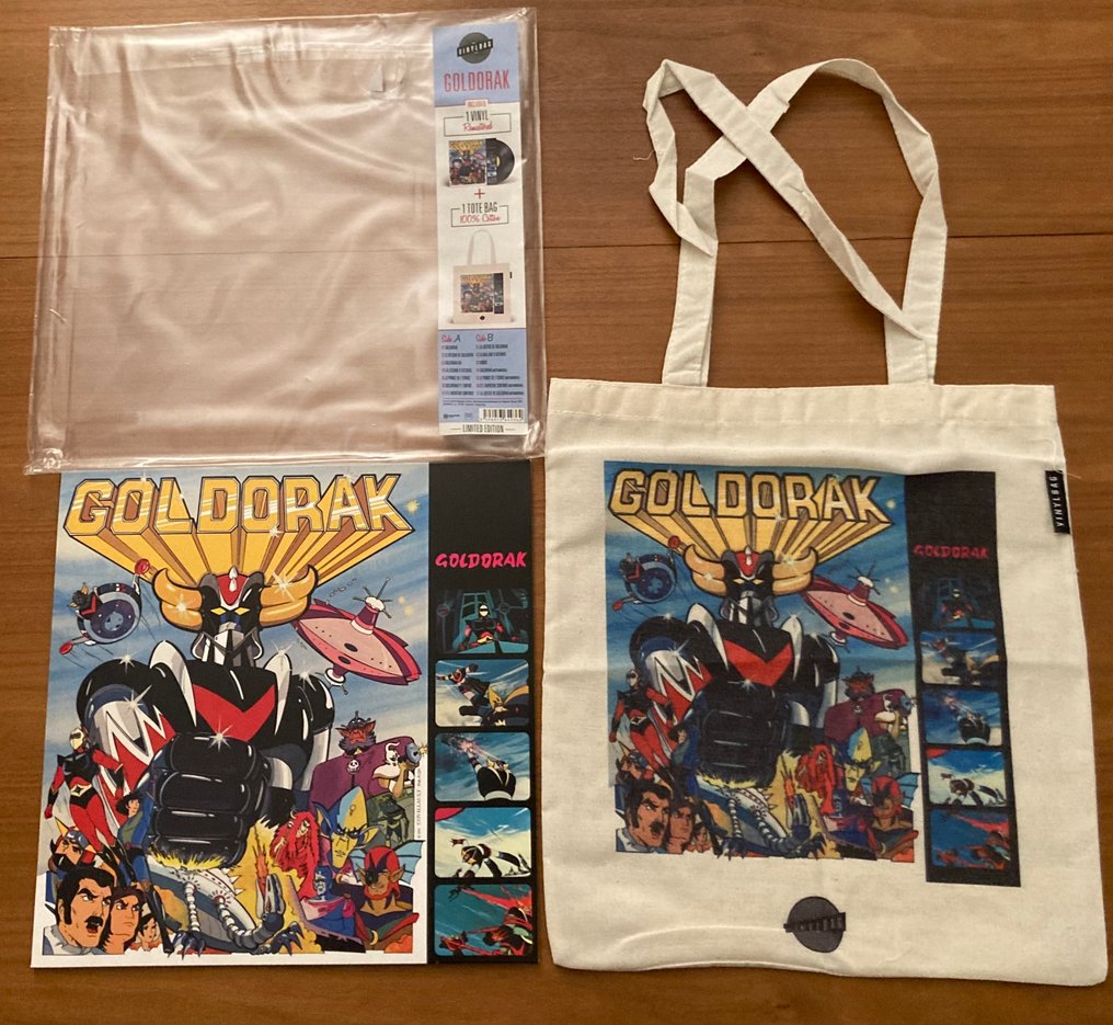 Goldorak - Limited Edition LP  with Collector Tote bag - Mint - Disque vinyle unique - 2019 #1.0