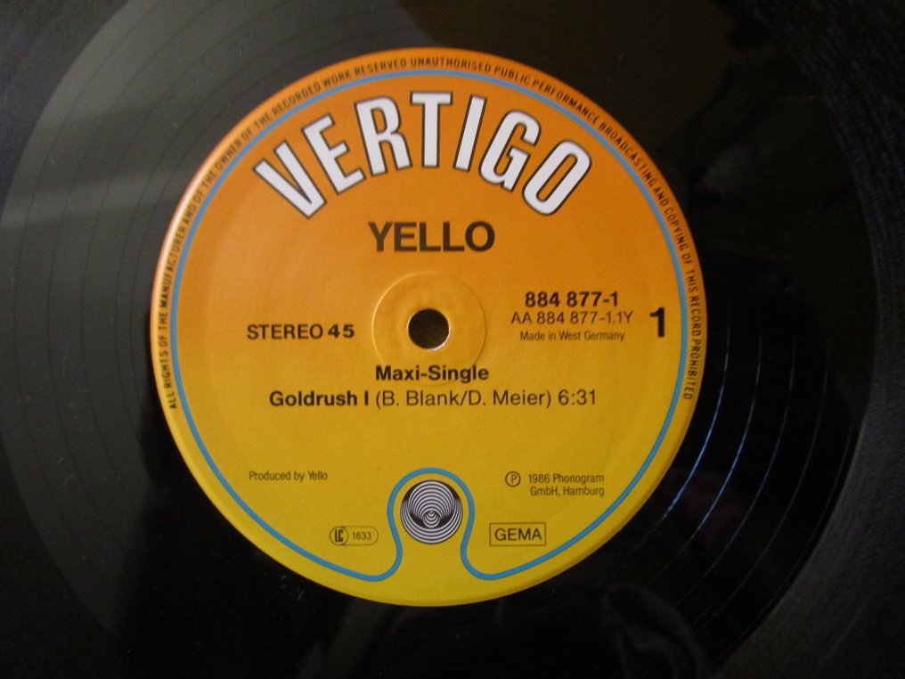 Depeche Mode, Yello, Kraftwerk, Supermax - Πολλαπλοί καλλιτέχνες - 5 x albums + 1 x 12" maxi single 45rpm - Πολλαπλοί καλλιτέχνες - Άλμπουμ LP (πολλαπλά αντικείμενα) - 1st Pressing, Vertigo Space Ship labels - 1977 #3.2