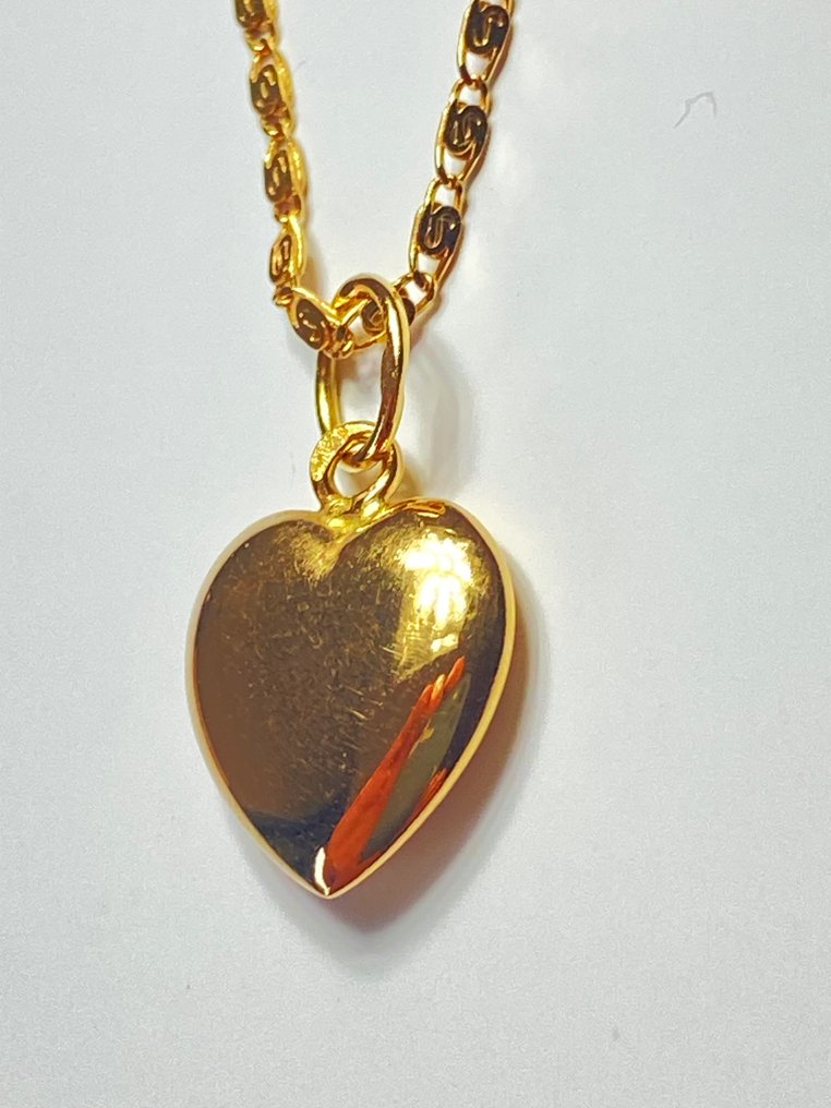 沒有保留價 - 吊墜頸鏈 - 18 克拉 黃金 #2.1