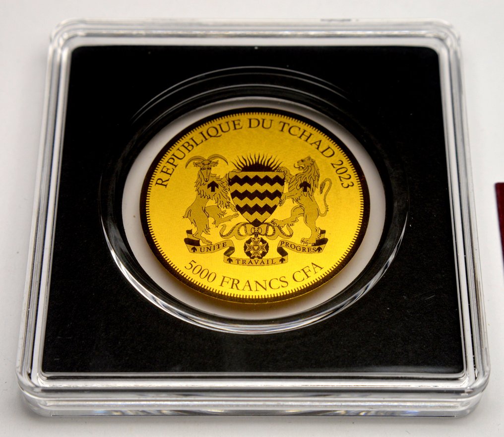 Csád. 5000 Francs 2023 Australian Kookaburra - Bullion Coins of the World - 1/200oz (.999)  (Nincs minimálár) #3.2