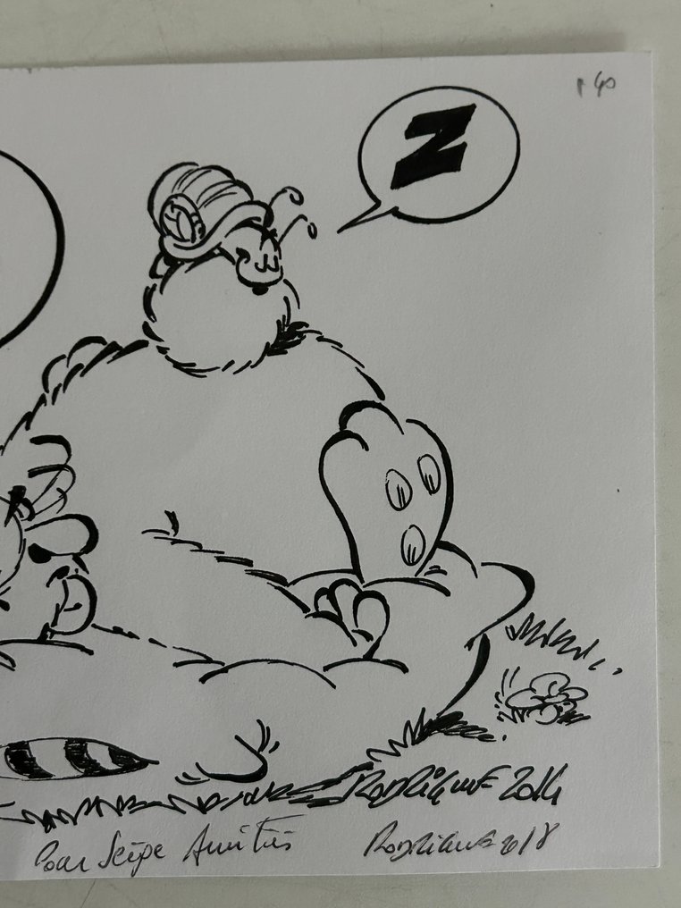 Rodrigue, Michel - 1 Original drawing - Cubitus - 2018 #2.1