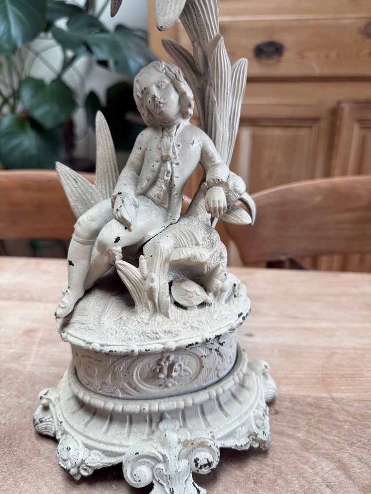 D.G. - 烛台 男人和女人 (2) - 铸铁 - Louis XV 桥式烛台 #2.1