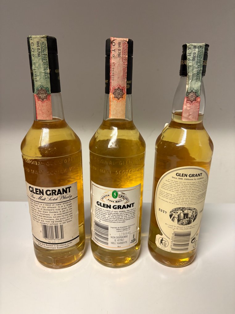 Glen Grant 1984 5yo -1988 5yo - 5yo  - 70cl - 3 bottles #4.3