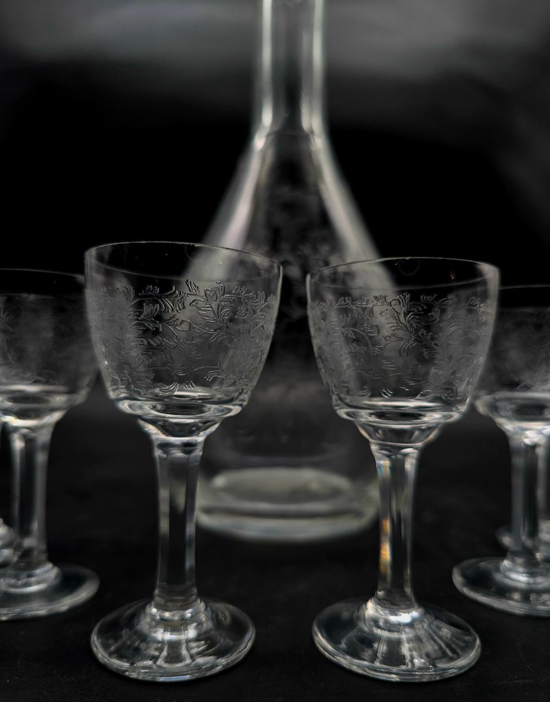 Cristalleria Empoli - Service à boisson (6) - Floreale - Cristal #1.0