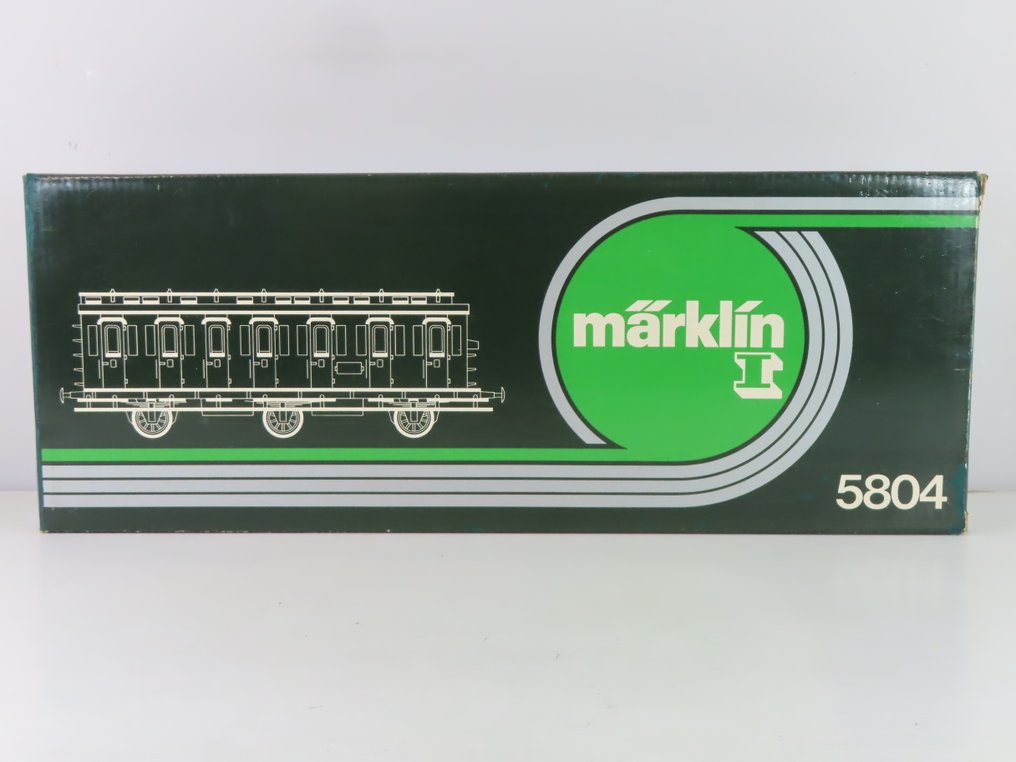 Märklin 1 - 5804 - Modellbahn-Personenwagen (1) - 3er- oder 2. Klasse-Coupe-Wagen - DB #4.3