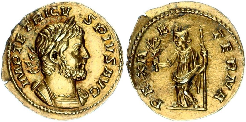 Rooman imperiumi. Tetricus I (271-274). Aureus Fälschung des Hofrats Carl Wilhelm Becker (1772-1830) #1.0