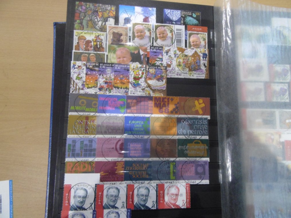 Βέλγιο 2002/2003 - Περίπου πλήρης συλλογή με όλες τις κεντρικές σφραγίδες από διάφορους δήμους. #1.0