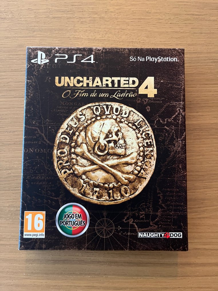 Sony - Playstation 4 (PS4) - Uncharted 4: A Thief's End - Steelbox Special Edition PT - Video game - In original box #1.0