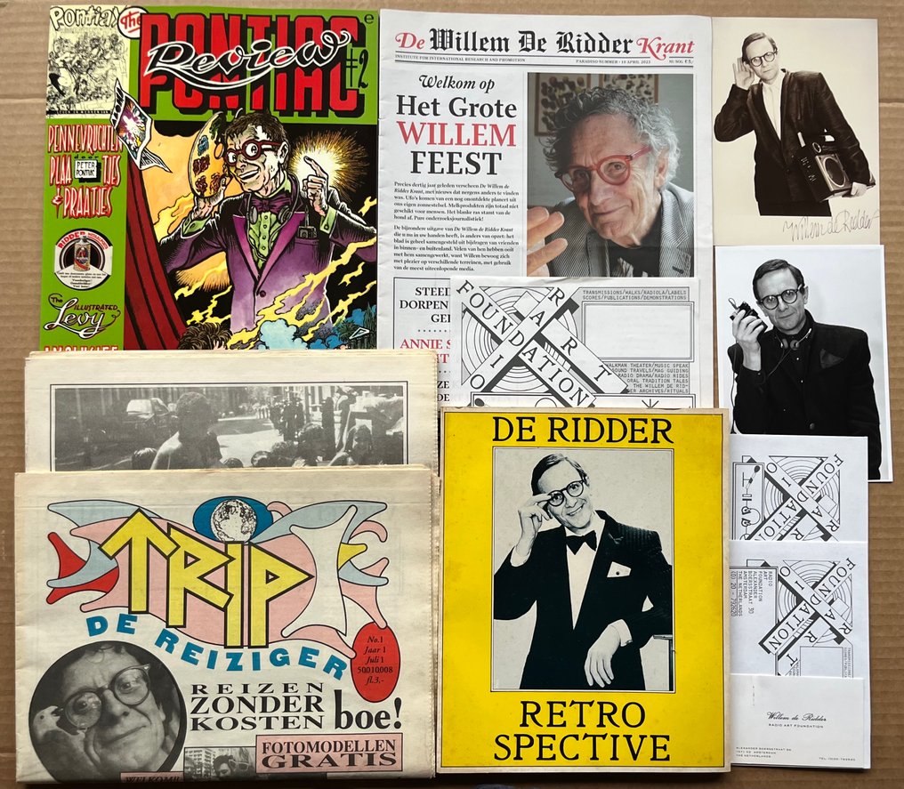 Willem de Ridder en Peter Pontiac - Radio Art Foundation Curiosa - 1982-2023 #1.0