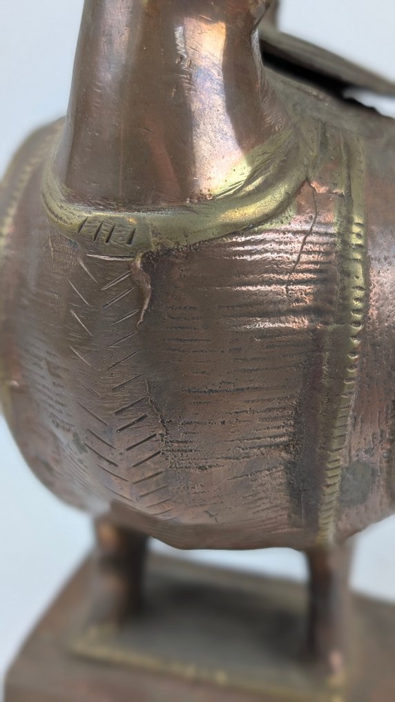 Δοχείο - υδρόβιο πουλί - Μπρούντζος - Κουτί σε σχήμα πουλιού Hamsa #4.3