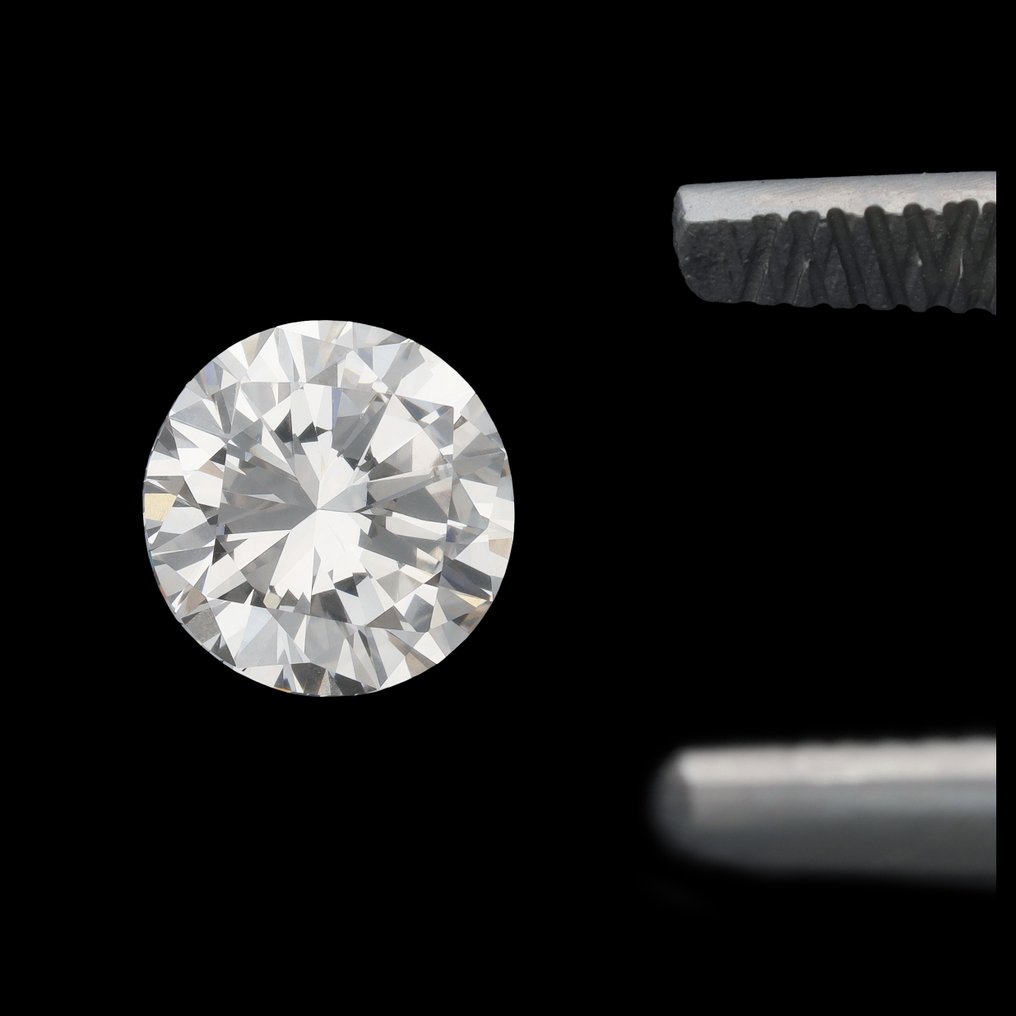 Zonder minimumprijs - 1 pcs Diamant (Natuurlijk) - 0.53 ct - Rond - I - VVS1 - Gemological Institute of America (GIA) #2.1