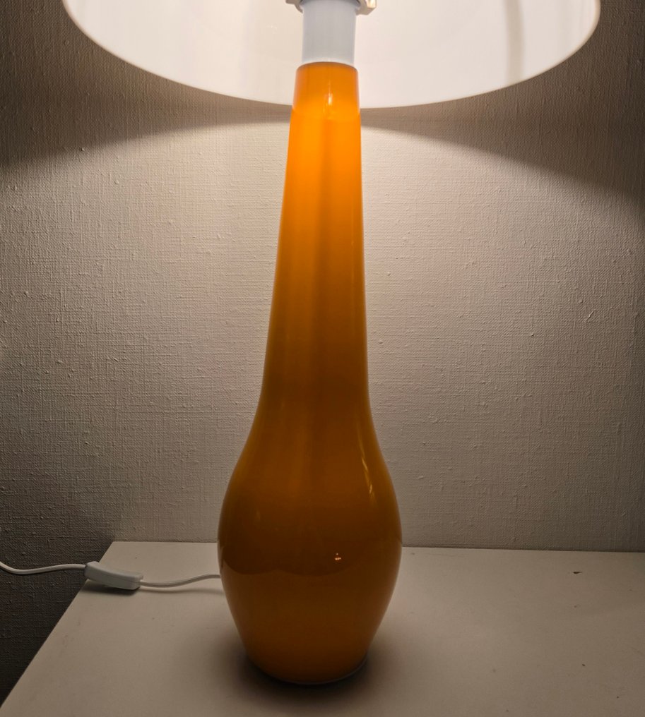 Table lamp - Glass, Plastic - Vintage mushroom lamp #3.2