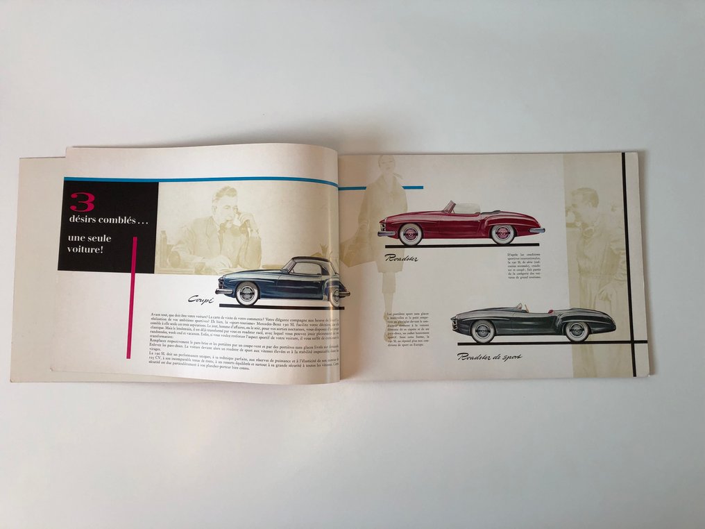 (FR/EN) MERCEDES 190 SL brochures - 1955-60 #4.3