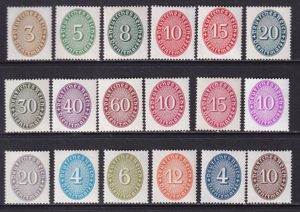 Γερμανική Αυτοκρατορία 1927/1933 - Υπηρεσίες - Michel: 114/131 #1.0