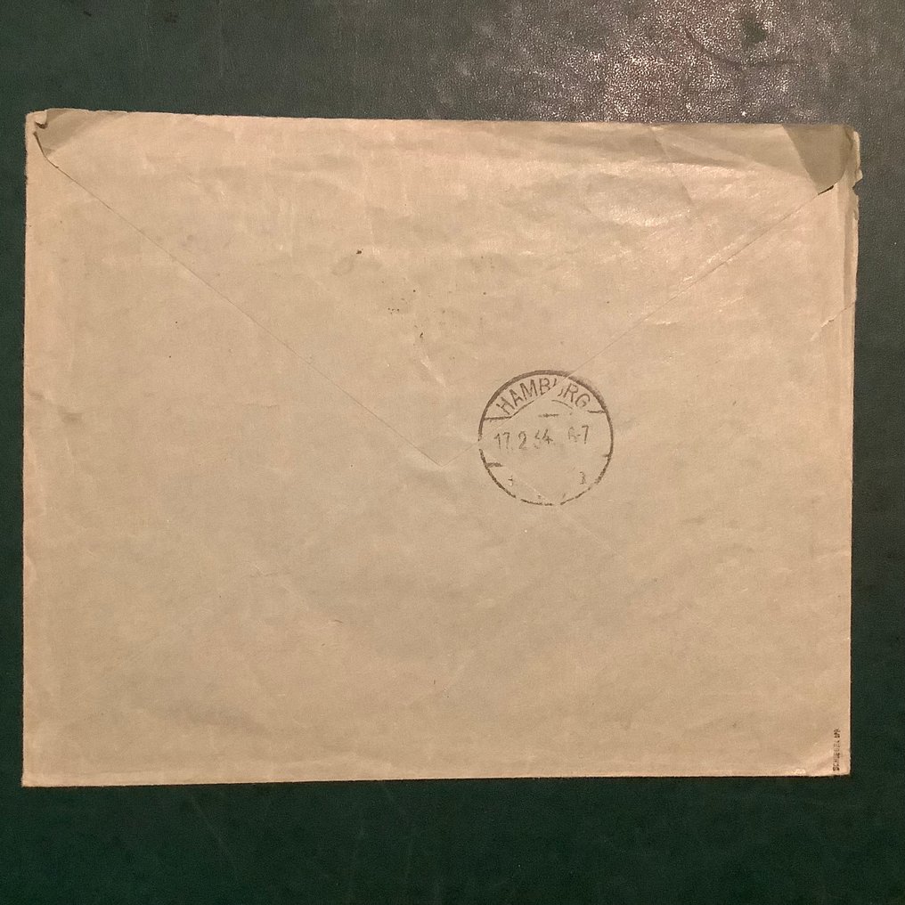 Γερμανική Αυτοκρατορία 1933 - Δύο γραμματόσημα, ένα από Nothilfeblok και ένα σε συνδυασμό Wagner σε επιστολή - άψογα ελεγμένα από - Michel 509/510 en W53 #3.2