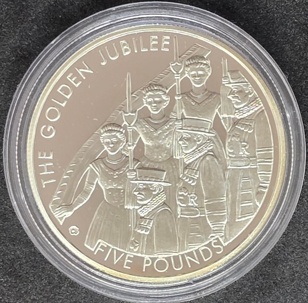 Storbritannien. 5 Pounds 2002/2006, 2 x (Ingen mindstepris) #2.1