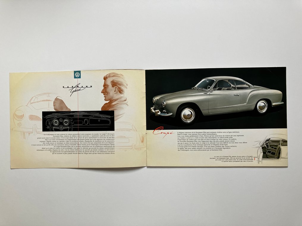 (FR) VW KARMANN-GHIA & BEETLE brochures - 1957-60 #3.2