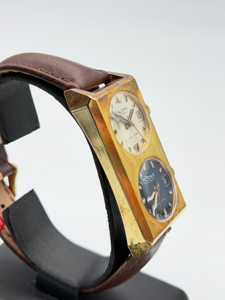 ilona - dual time gmt vintage NOS swiss made - No reserve price - Unisex - 1970-1979  #4.3