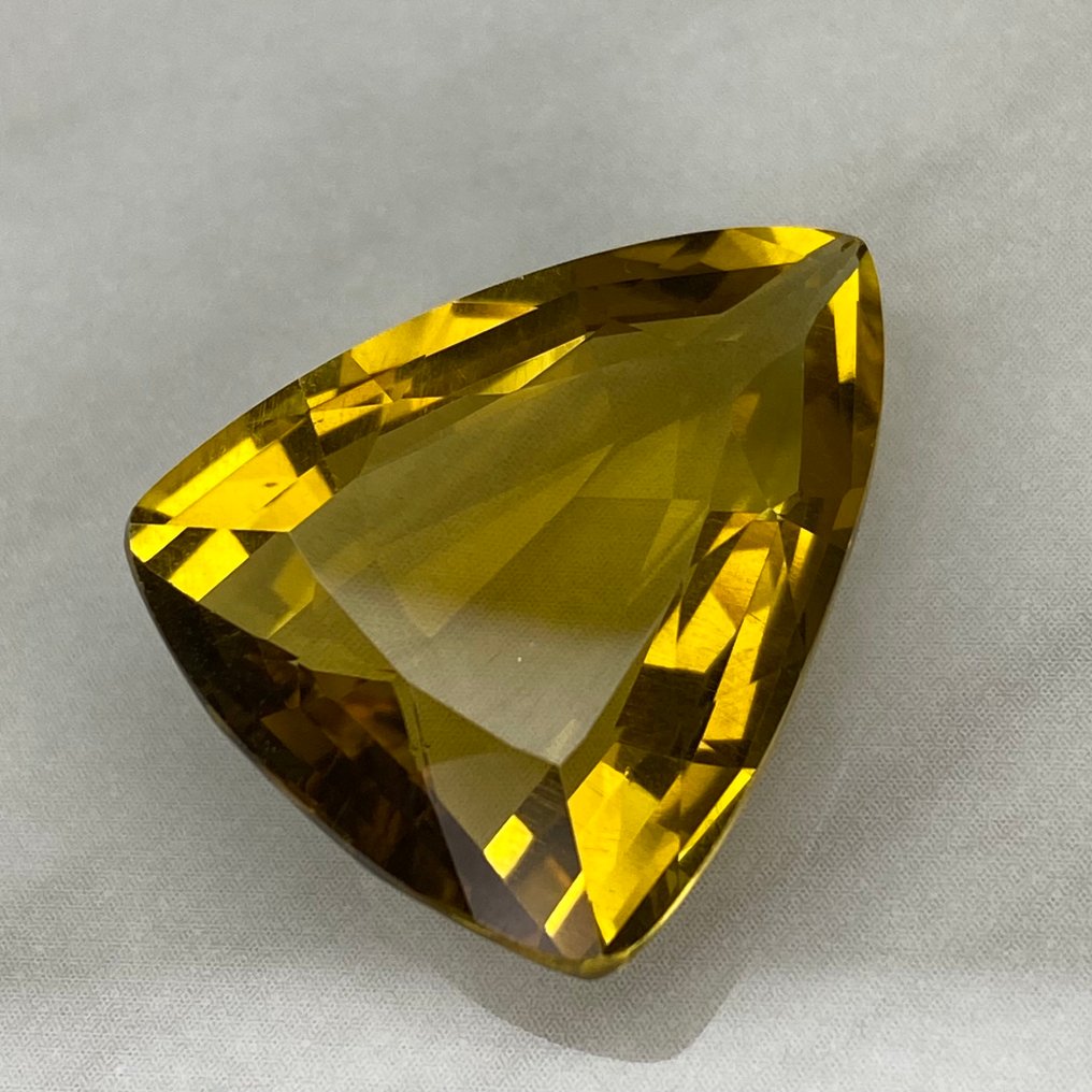 没有保留价 黄色 黄水晶  - 26.37 ct - 国际有色宝石协会（ICA GemLab） - 金黄色华丽 #1.0