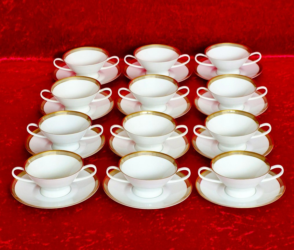 Rosenthal - Μπολ σούπας (22) - Όμορφη πορσελάνη - 12 τεμάχια σούπες/πιάτα #2.1