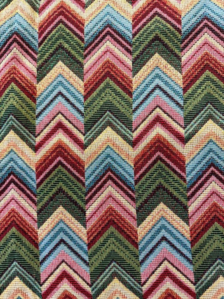 Material damask zigzag pastel multicolor. - Textil - 2.8 m - 1.6 m #2.1