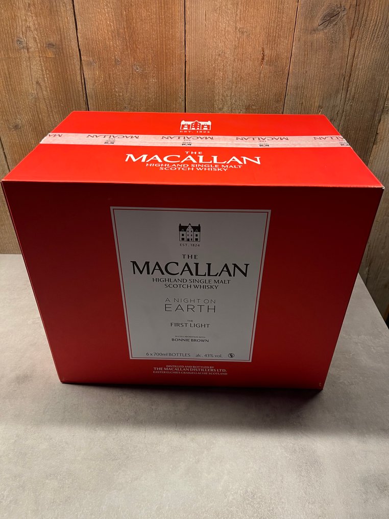 Macallan A Night on Earth First Light  - 70cl - 6 pullojen #1.0