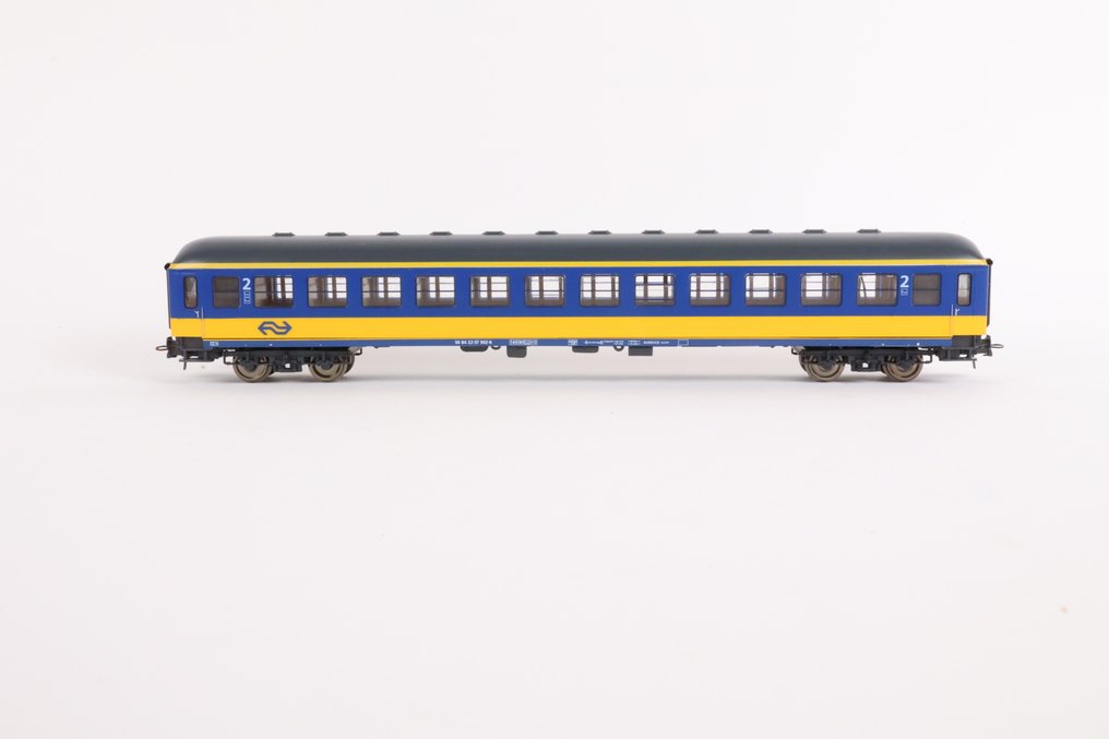 Roco H0 - 44764/5 - Carrozza passeggeri di modellini di treni (2) - Carrozze di prima e seconda classe con illuminazione interna - NS #3.2