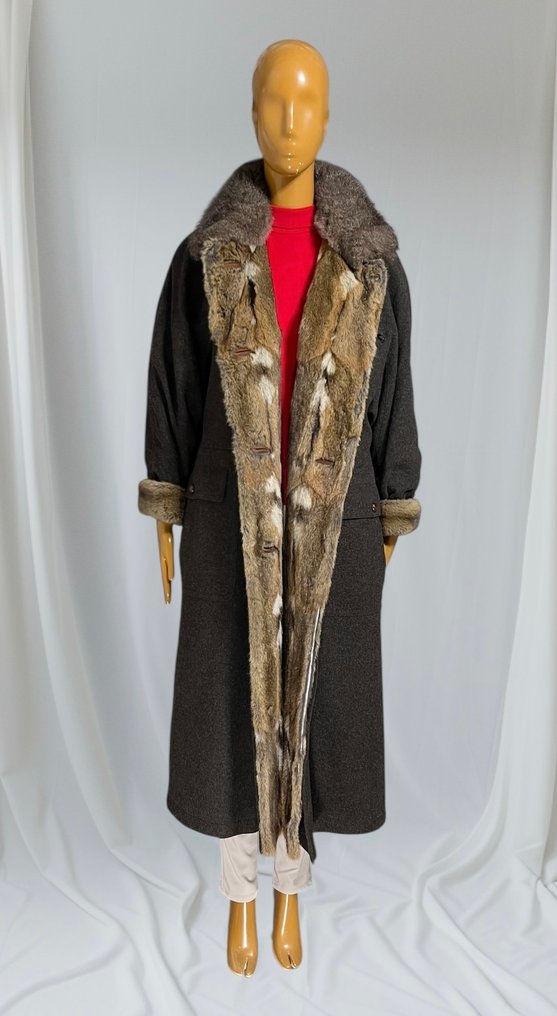 Jobis Virgin Wool and Natural Hamster Fur  - Coat #3.2