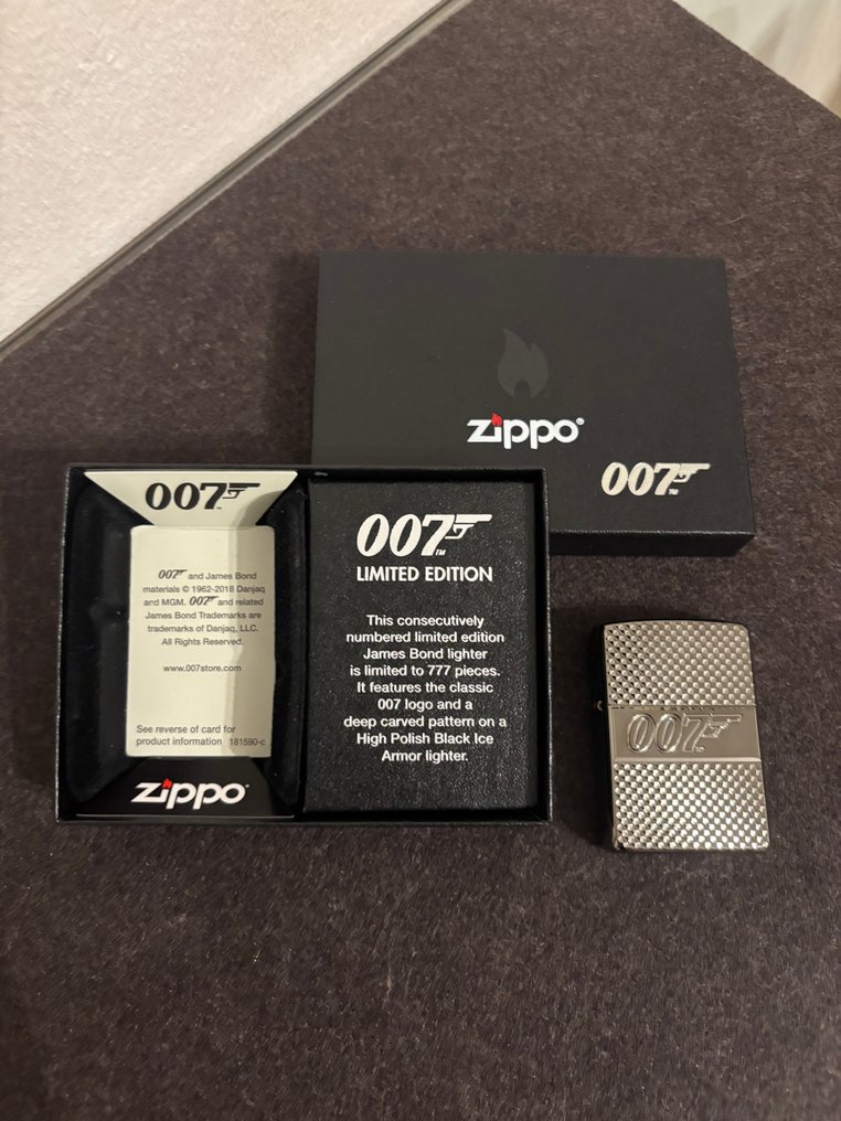 Zippo - James Bond 007 Limited Edition - Lighter - Stål (rustfritt stål) #1.0