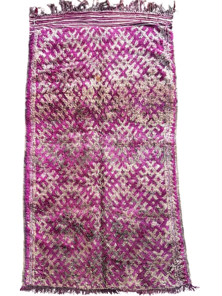 Αυθεντικό Vintage Μαροκινό Χαλί Talsint – δεκαετίες του 1970 / 1980 – Χειροποίητο Χαλί από Μπέβερ - Χαλί - 410 cm - 200 cm #1.0