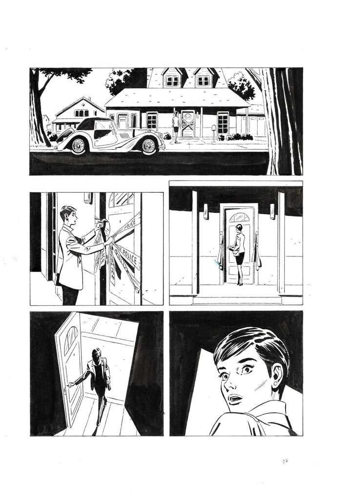 Pittaluga, Luigi - 3 Original page - Julia #291 - "Uomo d'onore" - 2022 #1.0