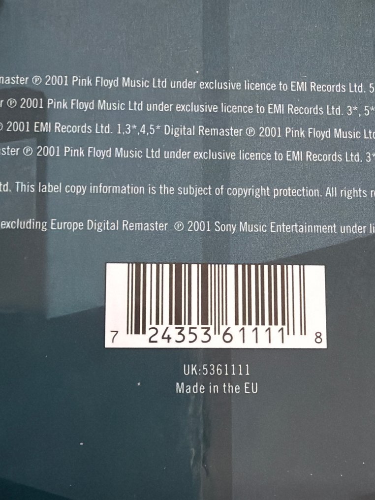 Pink Floyd - Echoes The Best of Pink Floyd - LP Box set - 1st Pressing - 2001 #4.3