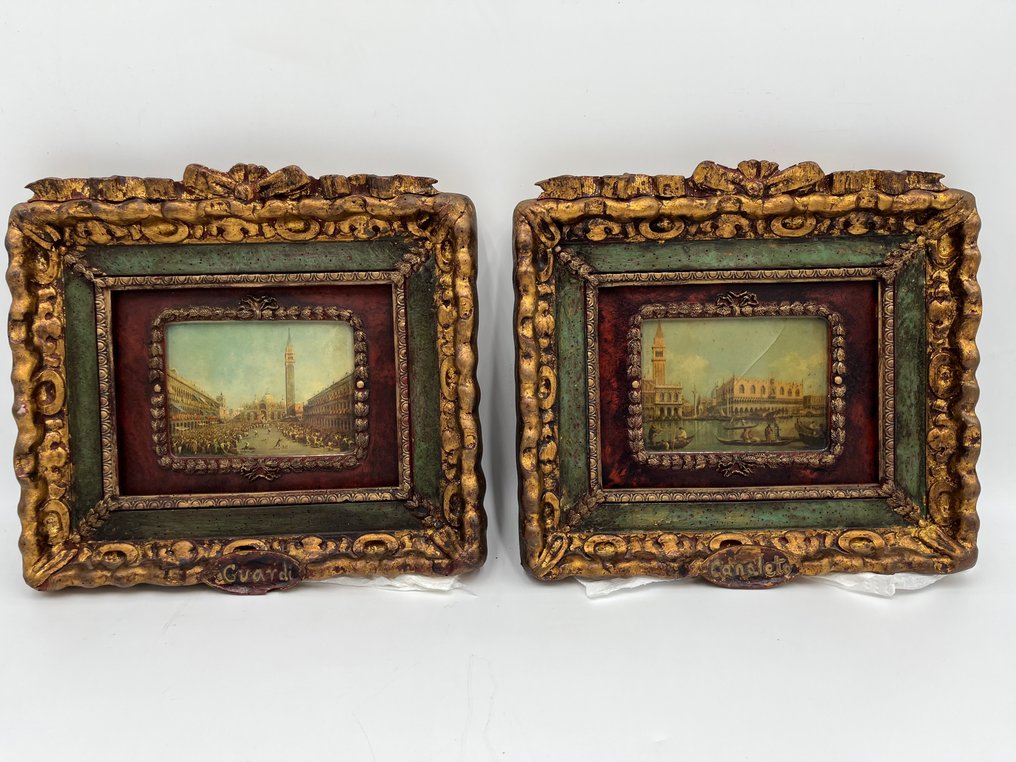Frame (2) - Wood - Pair of Italian frames #1.0