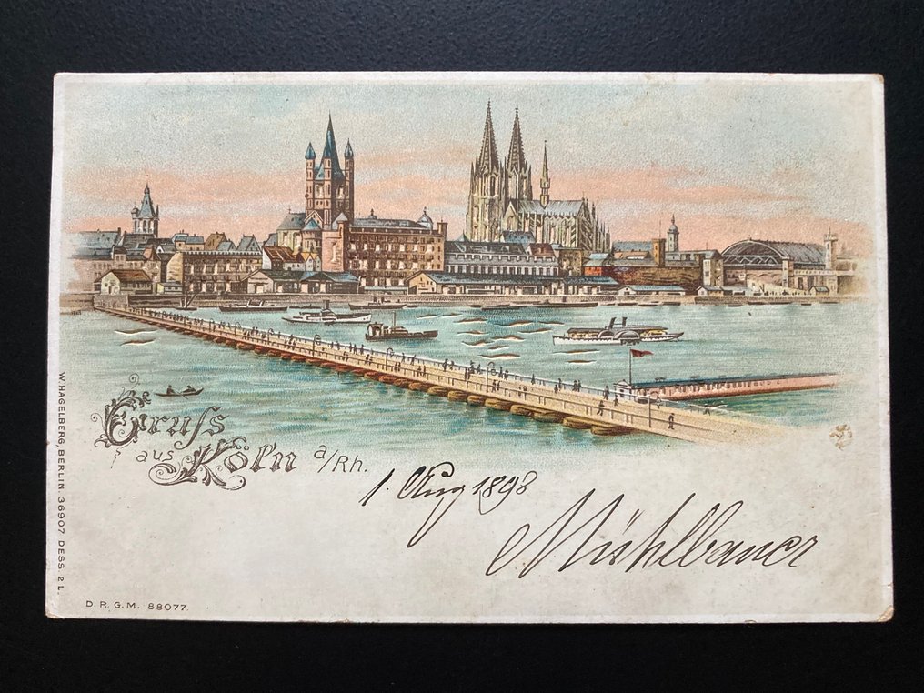 德国 - 问候 - 明信片 (5) - 1891-1898 #1.0