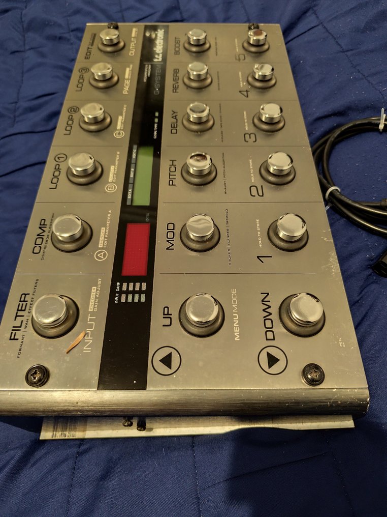 TC-Eletronic, G-System, Steve Vai - Pedală multi efect #1.0