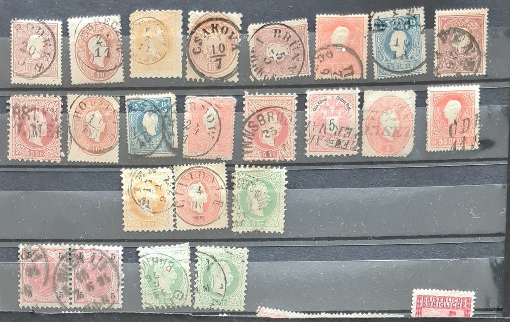 Austria  - B197) Some Levant mostly classic stamps plus 2 folded covers on 23 photos. #3.2