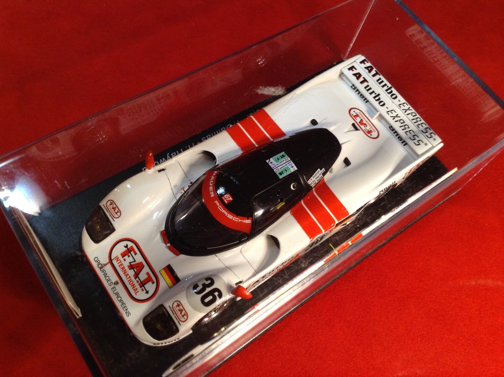 Spark 1:43 - Rennwagenmodell - ref. #43LM94 Dauer Porsche 962 GrC1 "FAT Turbo Express" 1°LM94 #36 Baldi/Dalmas/Haywood - Ausgezeichnete Qualität - Limitierte Edition - Heute schwer zu finden #2.1