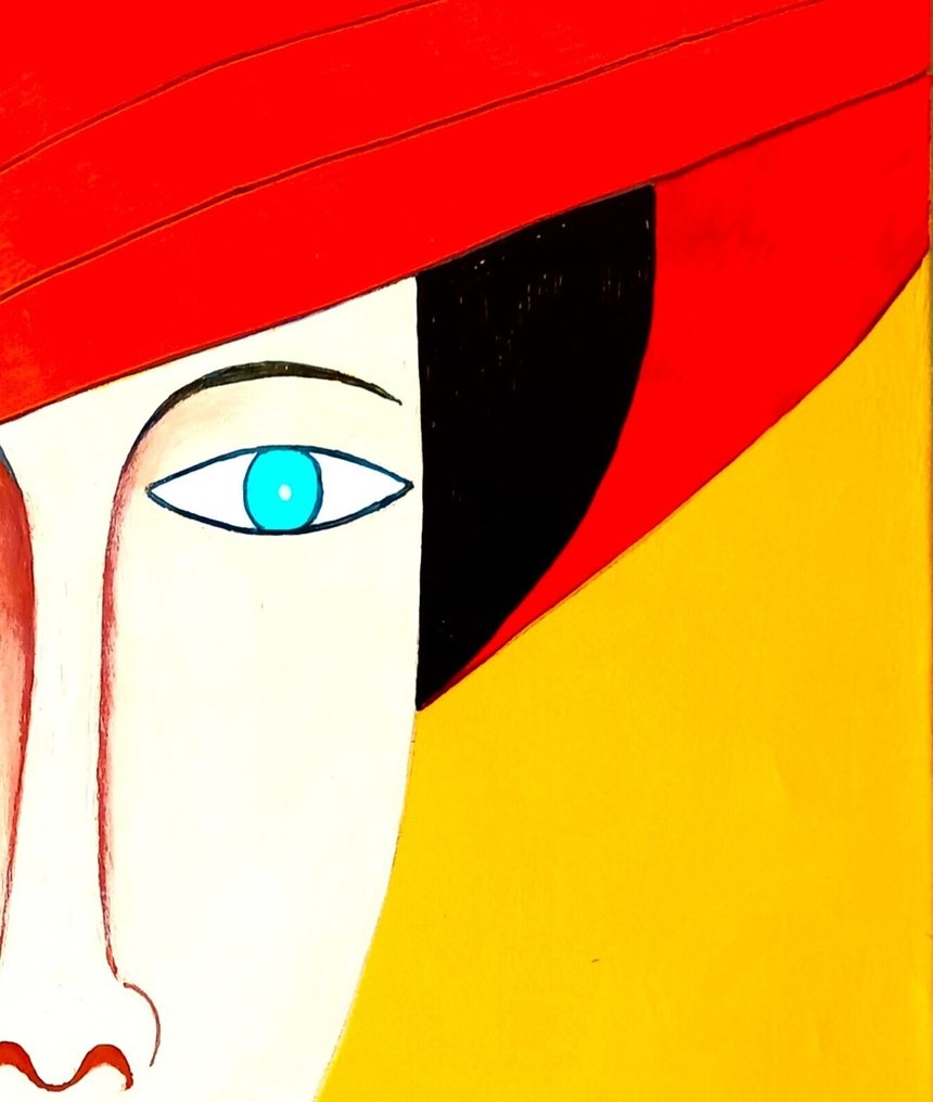 Mosconi - Ritratto di donna con cappello #1.0