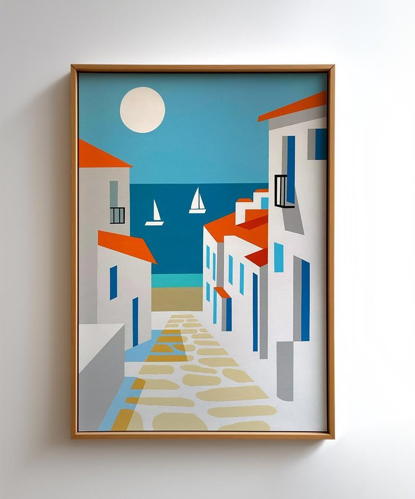 Nelson F. León - "Horizonte Azul"  XL- (NO Reserve) #1.0