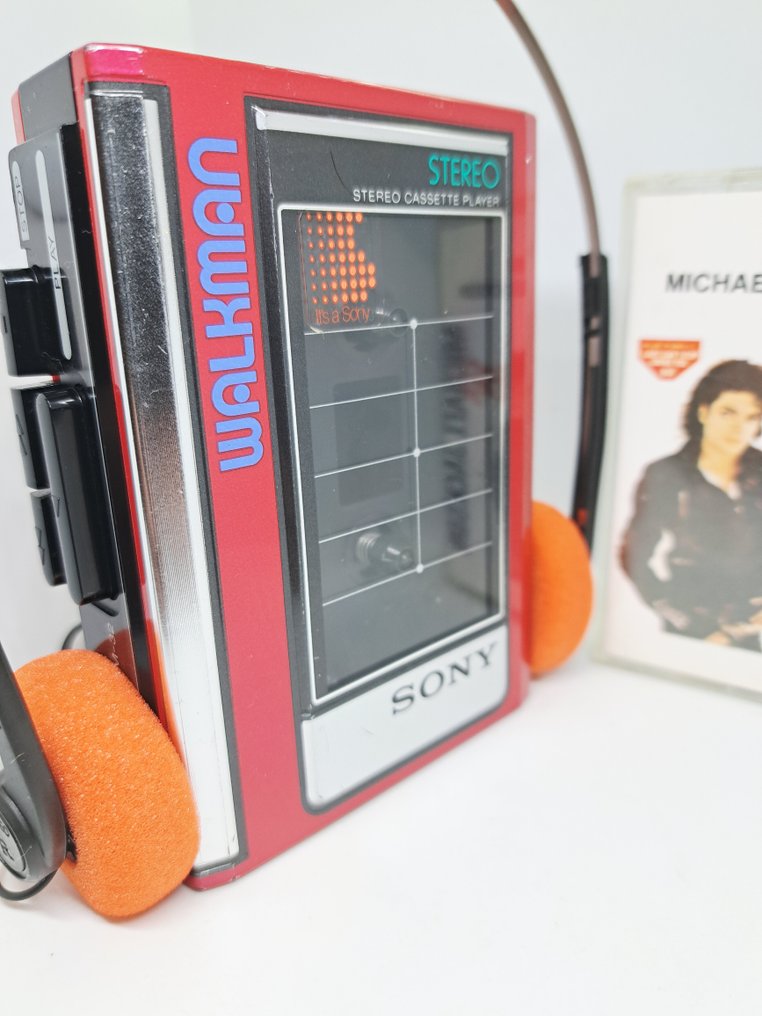 Sony - Walkman WM-32 -from Japan-Michael Jackson tape Portable cassette player #1.0